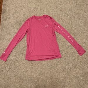 Long-Sleeve Performance Vintage Whale Pocket Tee